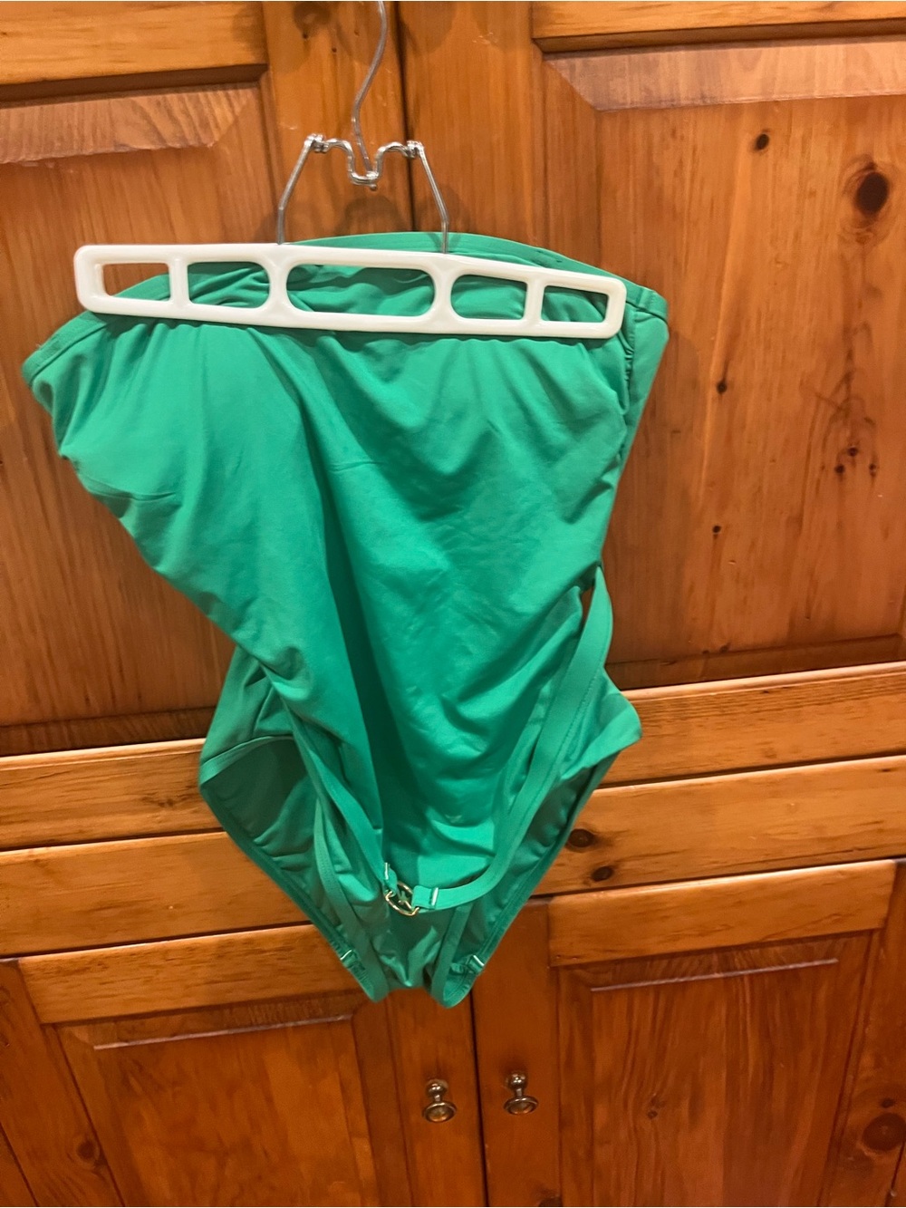 Ladies Green One-Piece Swimsuit - Comfortable Stretch